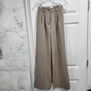 Princess Polly Wide Leg Pants 2 Elee High Waist Relaxed Flare, pleated, pattern